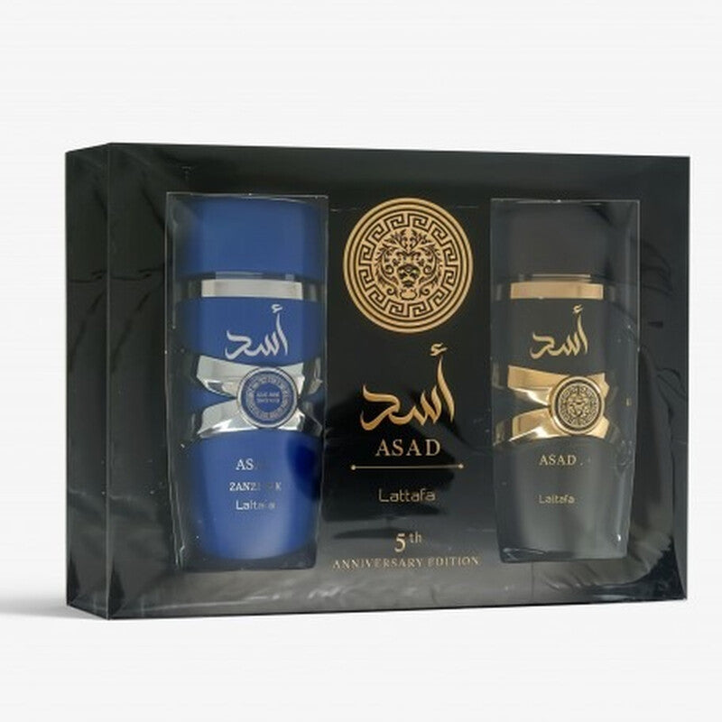 Lattafa Set Asad + Zanzibar EDP 100MLx2 (H)